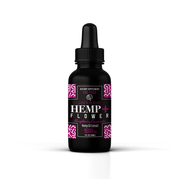 Hemp Oil - 1500 mg - Raspberry Lemonade Flavor